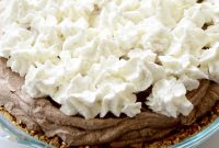 Chocolate Mousse Pie with Salted Pretzel Crust Recipe
