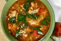 Keto Sausage, Pepper and Spinach Soup – Instant Pot or Stovetop