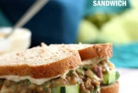 Falafel-Spiced Lentil Salad Sandwich