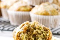 Moist Zucchini Muffins Recipe from Scratch