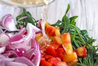 Filipino Sweet Potato Leaf Salad (Ensaladang Talbos ng Kamote)