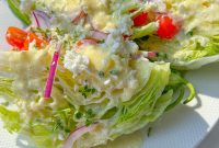 Classic Iceberg Wedge Salad with Blue Cheese and Bacon