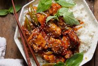 Garlic Soy Marinated Chicken Stir Fry
