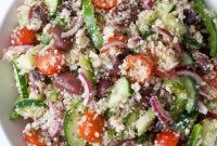 Greek Salad with Cauliflower Couscous Recipe