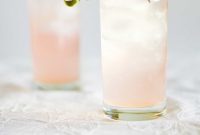 Summer Peach Cocktail with Peach Puree and Schnapps