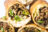 Crispy Middle Eastern Sambousek Egg Rolls Recipe