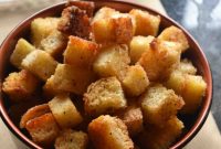 Homemade Buttery Vanilla Croutons Recipe