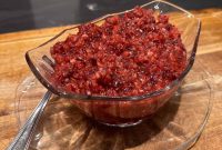 3-Ingredient Cranberry Relish Recipe for Thanksgiving
