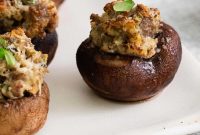 Gluten-Free Stuffed Mushrooms Recipe with Garlic Herb Filling