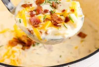 Creamy Bacon and Cheddar Potato Soup