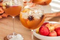 Spiced Apple Cider Sangria for Fall Entertaining