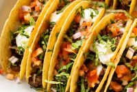 Oven-Baked Beef Tacos with Crispy Cheddar Shells