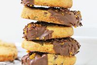 Chocolate Orange Shortbread Cookies Recipe