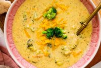 Panera-Style Broccoli Cheddar Soup Recipe