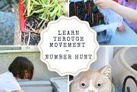 Number Hunt: Movement-Based Counting Activity for Kids