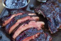 Blueberry Bourbon-Glazed Baby Back Ribs Recipe