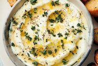 Creamy Whipped Ricotta Dip with Honey