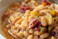Hearty Instant Pot Ham and White Bean Soup