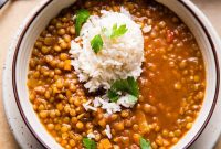 Creamy Curried Lentil Soup with Coconut Milk