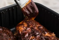 Crispy Air Fryer BBQ Ribs Recipe with Sticky Glaze