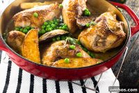 One Pot Italian Chicken Vesuvio with Crispy Potatoes