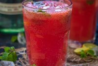 Refreshing Watermelon Mint Mojito Cocktail