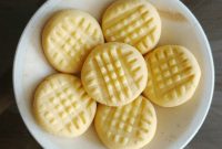 4-Ingredient Custard Powder Cookie Recipe