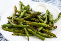 Crispy Garlic Air Fryer Green Beans