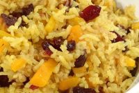 Pork and Cranberry Rice Pilaf