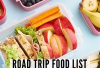 Road Trip Snack Packing List for Long Drives