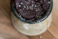 Microwave Salted Caramel Fudge Mug Cake Recipe
