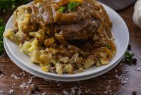 Cast Iron Skillet Hamburger Steak with Onion Gravy