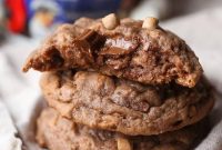 Hot Cocoa Cookies Recipe with Melted Chocolate