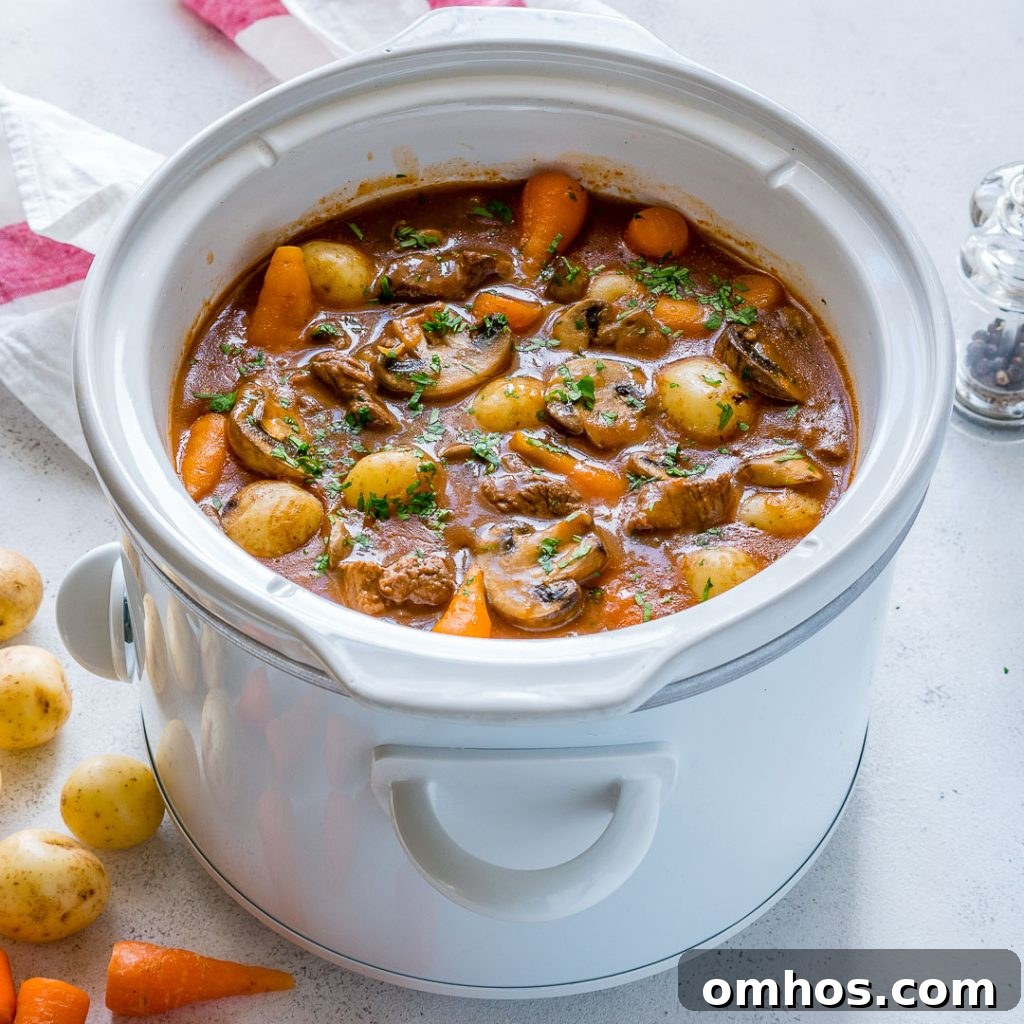 Slow Cooker Beef Bourguignon Recipe for Cozy Winter Dinners 2 Clean Eating Slow Cooker Beef Bourguignon