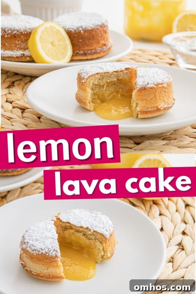 Molten Lemon Lava Cake Recipe 8 lemon lava cake