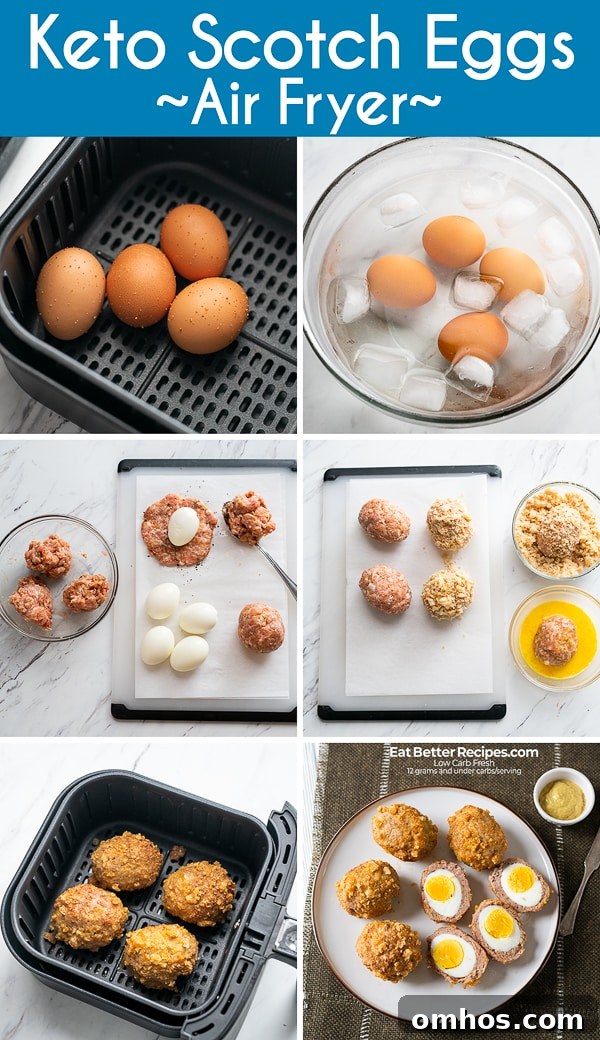 Air Fried Scotch Eggs step by step photos