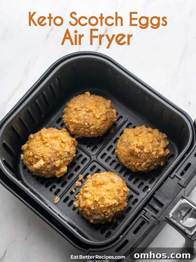 Air Fryer Keto Scotch Eggs recipe