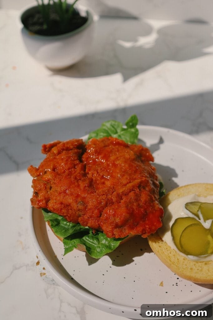 Buffalo-Style Vegetarian Burger with Oyster Mushrooms 4 img 11648 3