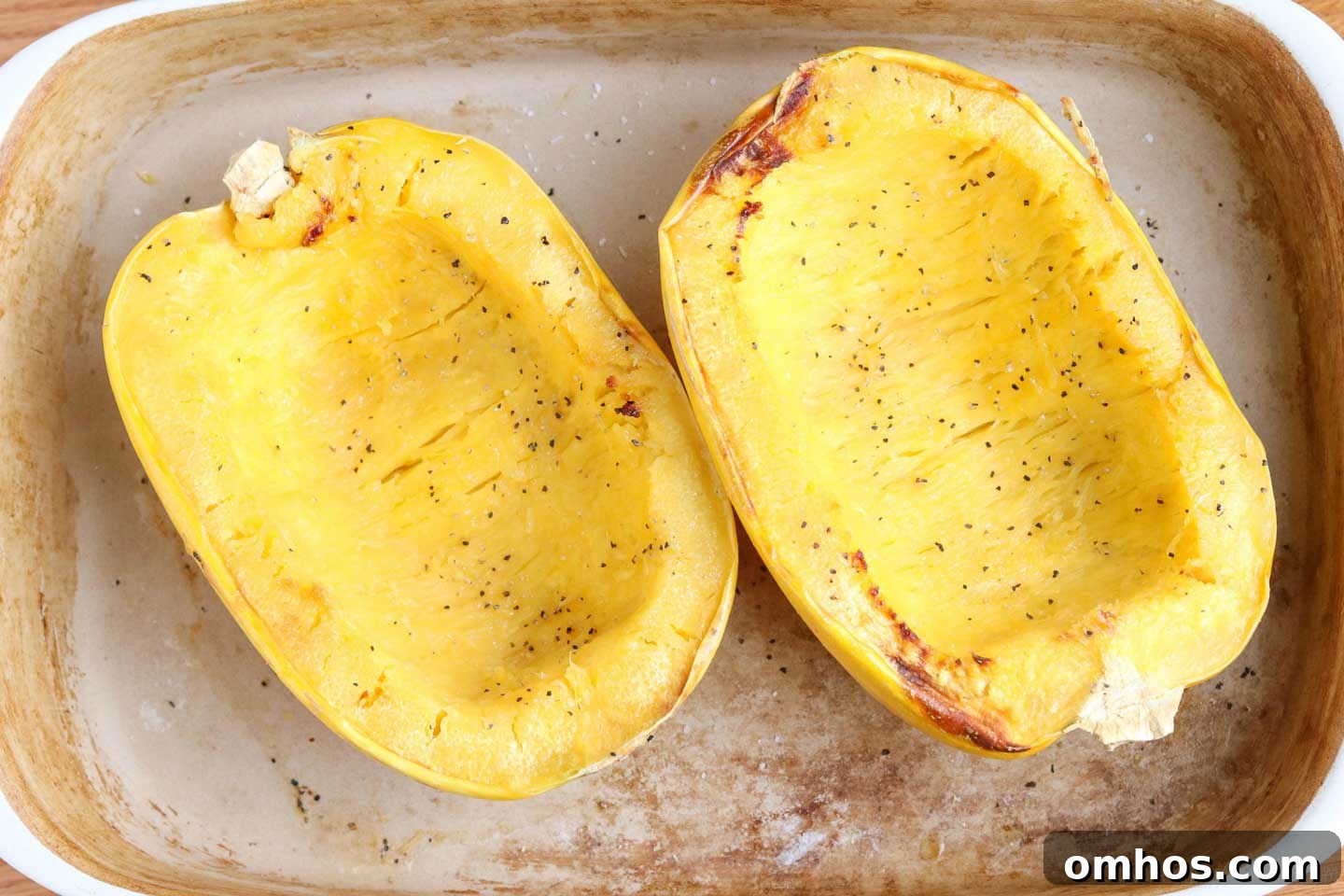 Spaghetti squash after cooking Spaghetti squash after cooking