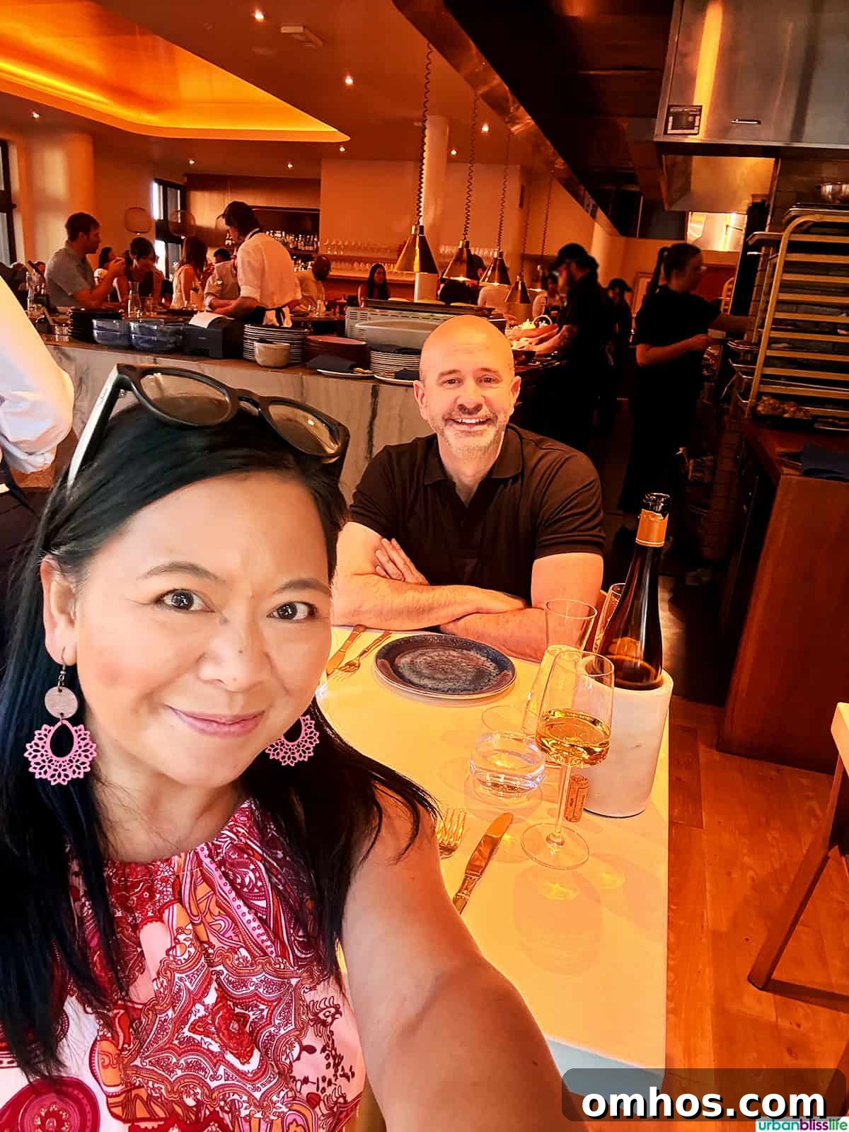 Marlynn and Alain Schotland at Kann restaurant in Portland, Oregon.