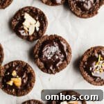 brownie bites with chocolate ganache