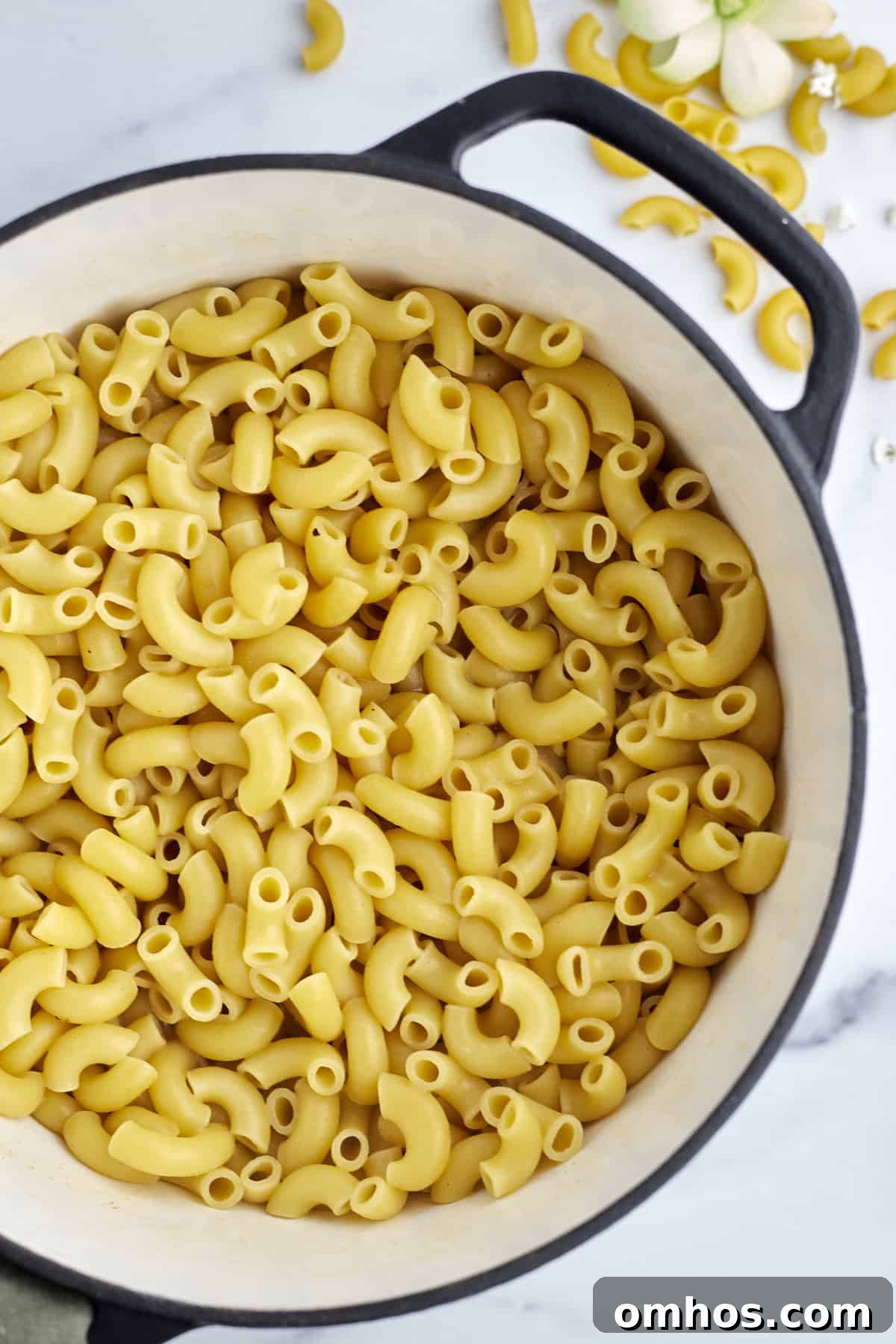 Quick Creamy One-Pot Mac and Cheese Recipe 2 elbow pasta in a large pot