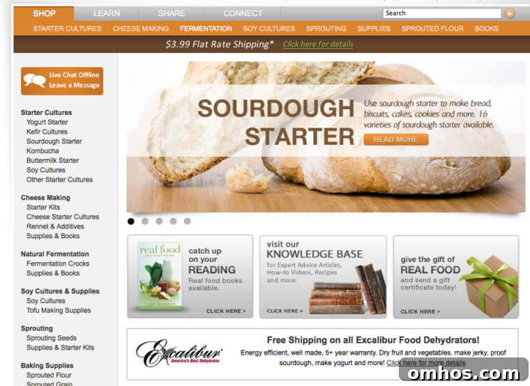 Cultures for health front page: Sourdough Starter