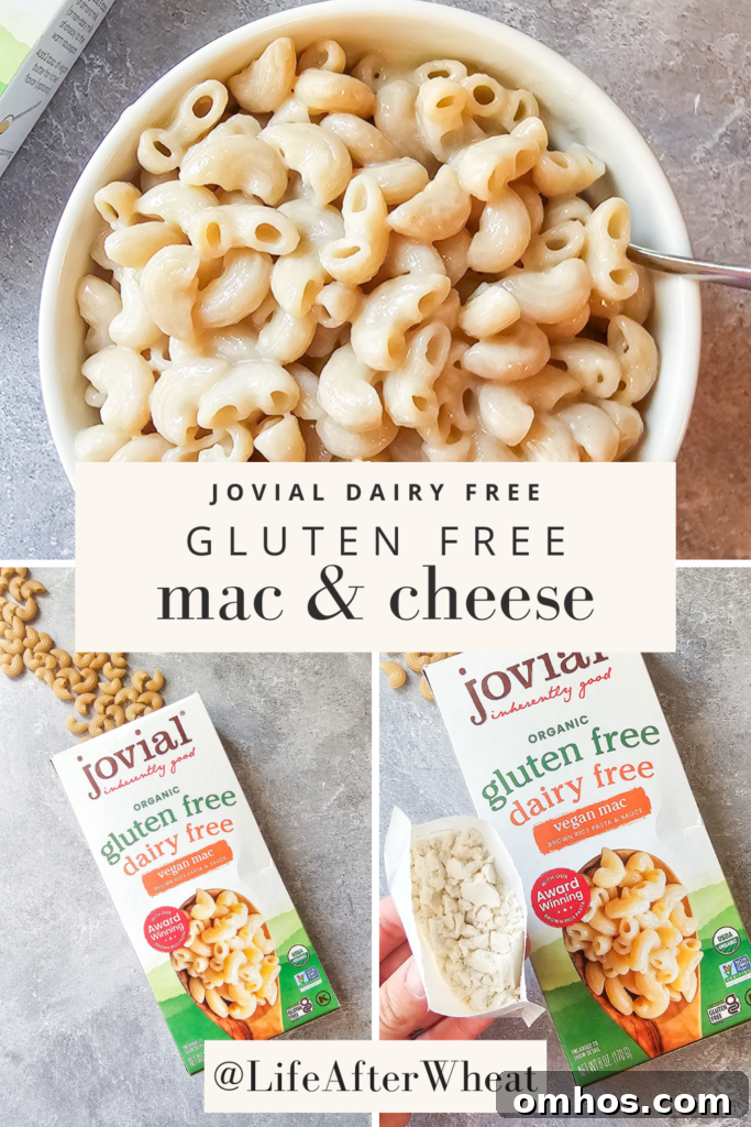 Jovial dairy-free gluten free mac and cheese