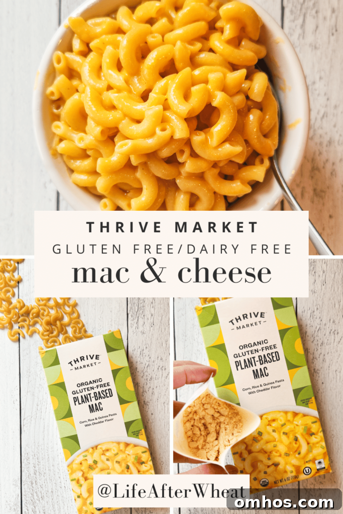 Thrive Market dairy-free mac and cheese