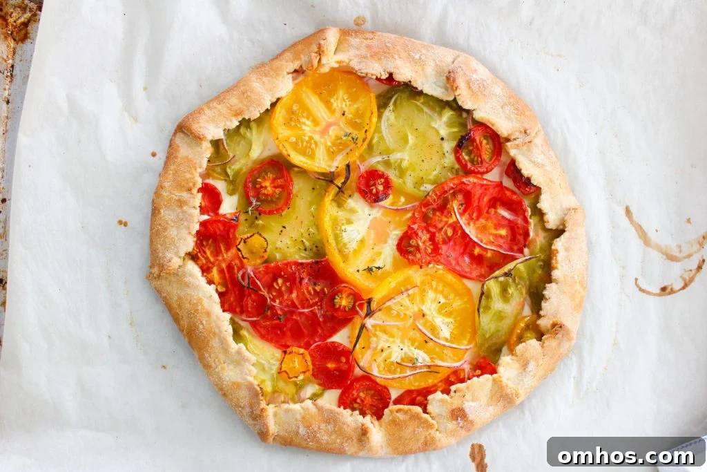 Tomato Goat Cheese Galette