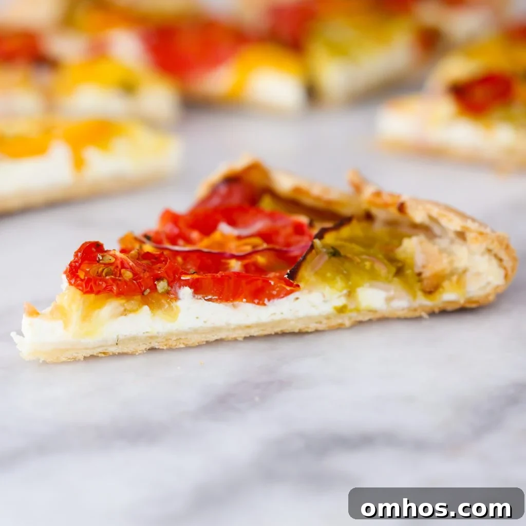 Tomato Goat Cheese Galette