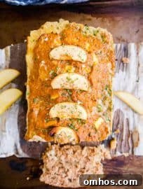Healthy Turkey Apple Meatloaf with Sage