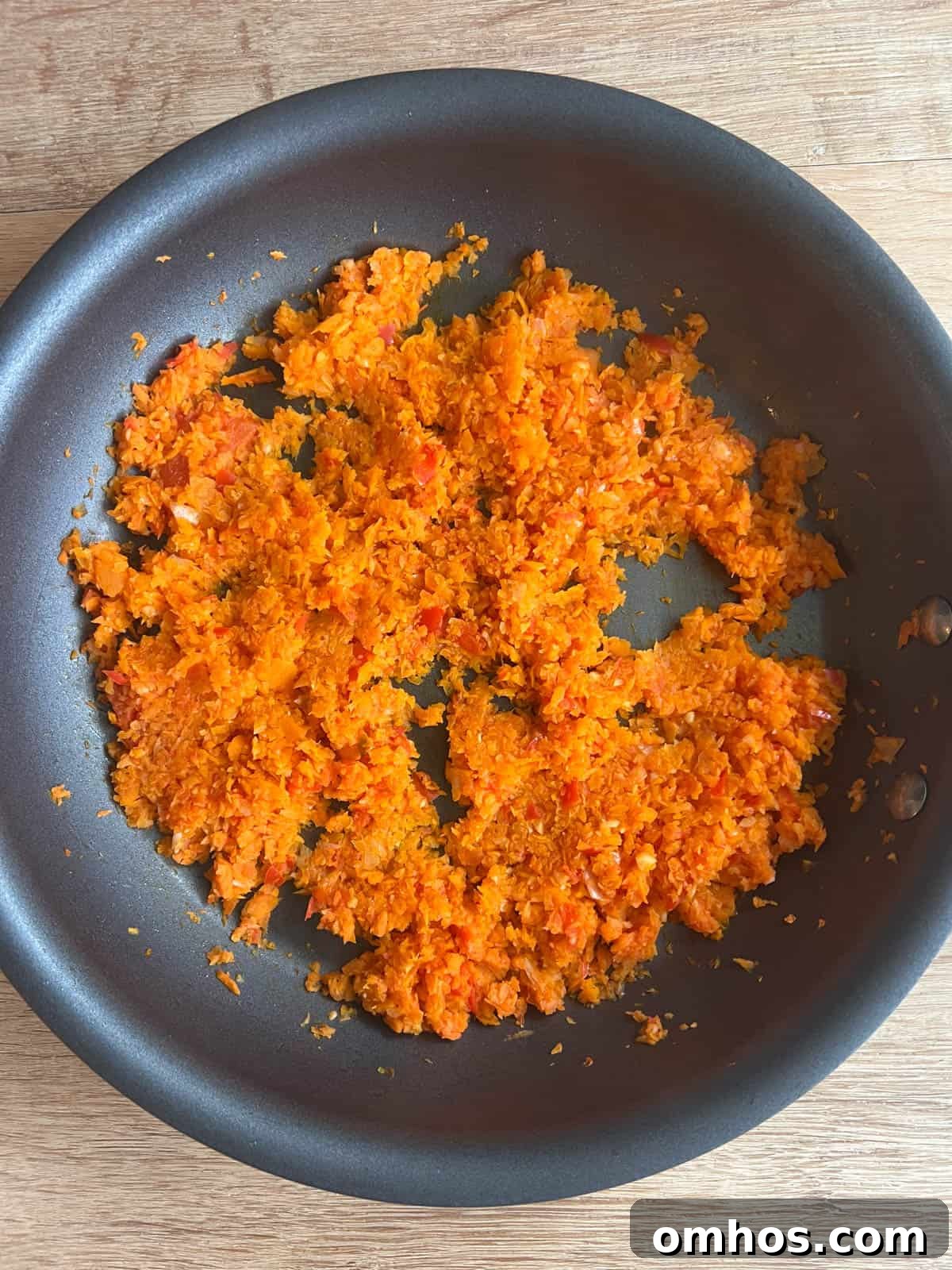 Flavorful Paleo Meatloaf Recipe: Dairy Free, Gluten Free 7 Sautéed garlic, onion, pepper and carrot.