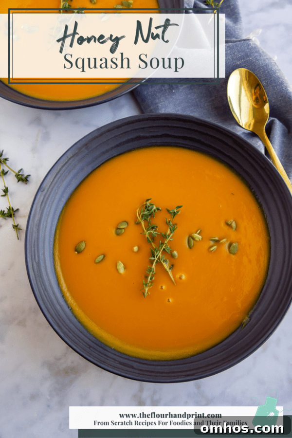 Roasted Honeynut Squash Soup Recipe 5 a creamy bowl of honeynut squash soup
